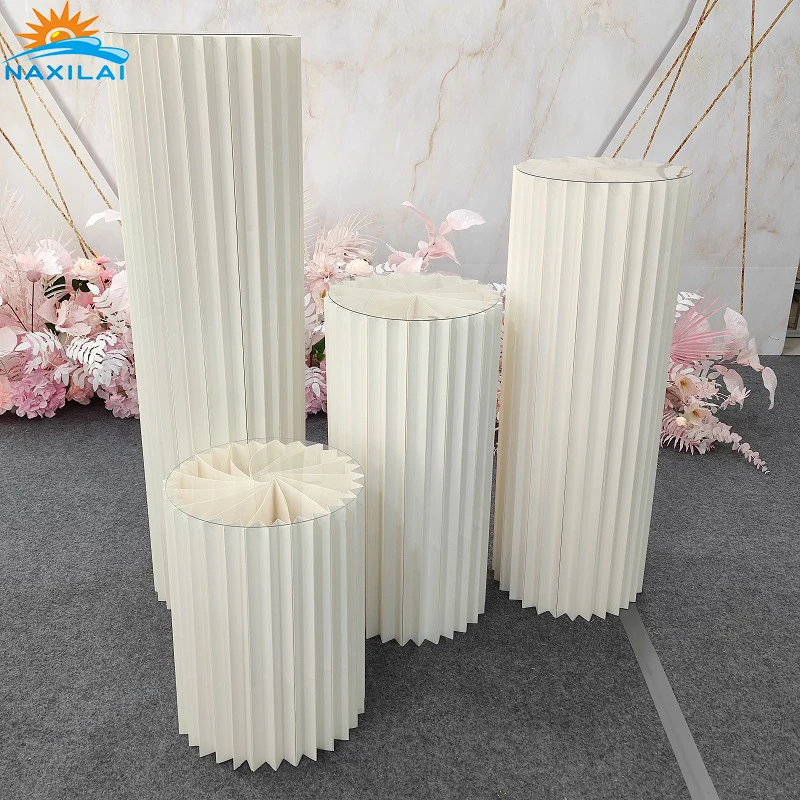 NAXILAI cardboard candy display square white economy display pedestal