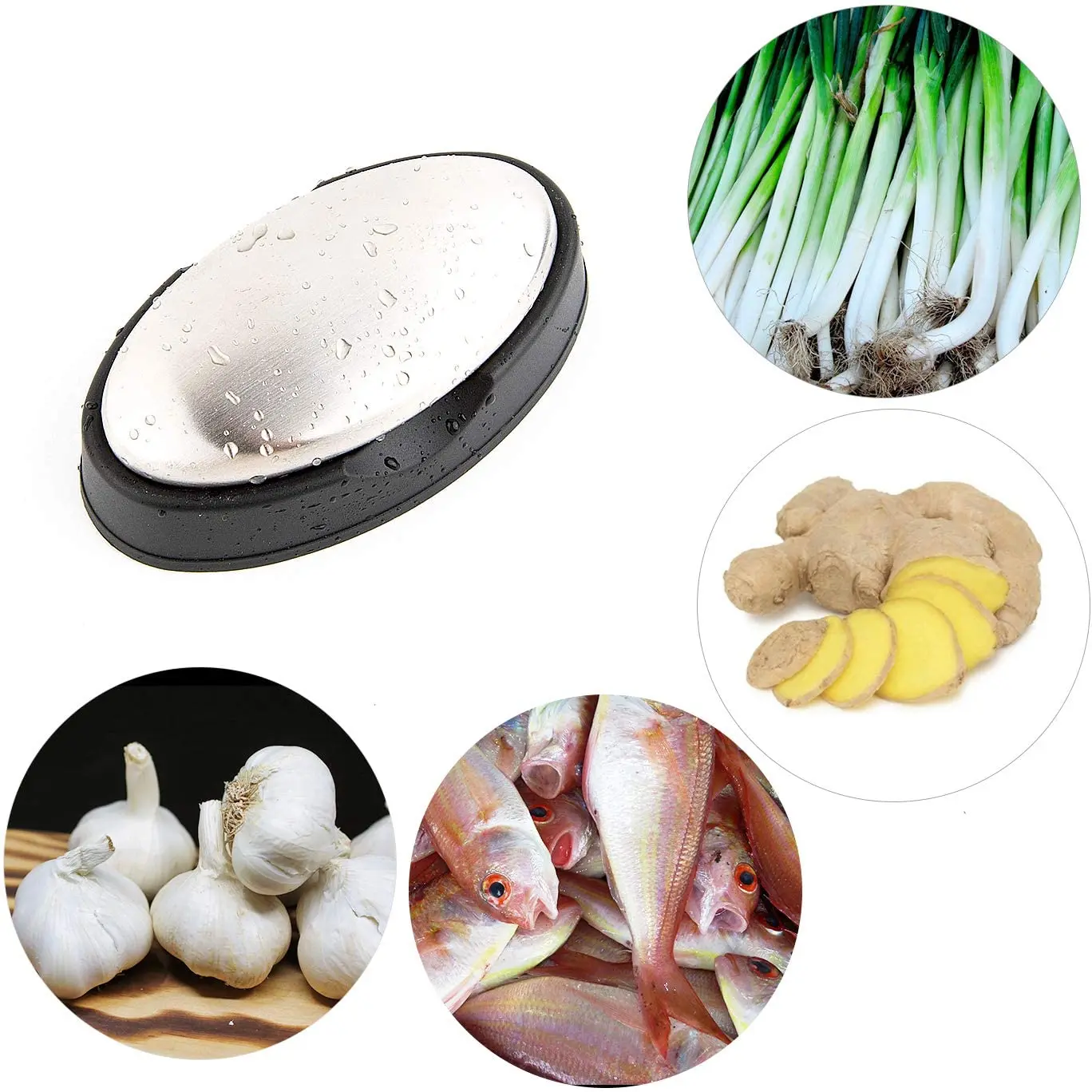 Kitchen Fish Removing Odor Soap Magic Hand Odor Absorber Remover Stainless Steel Soap