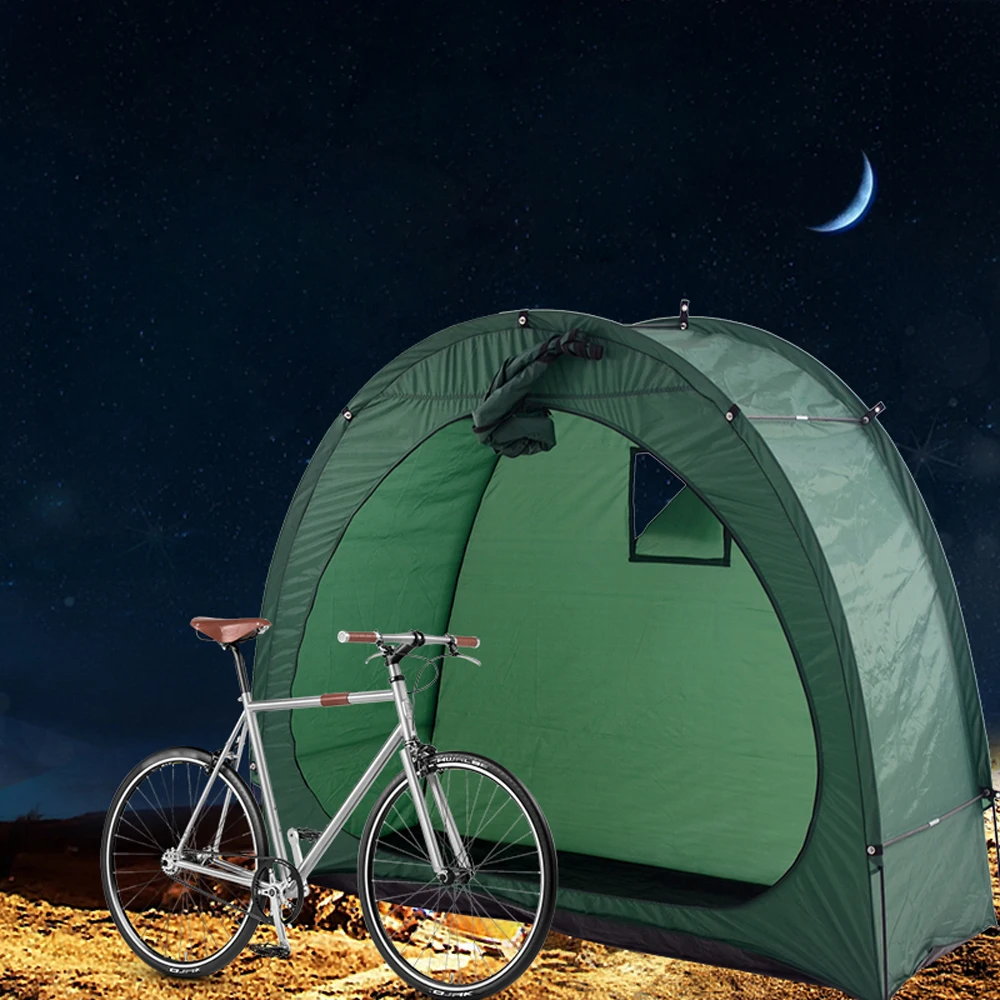 200x80x165cm Bike Tent Bike Storage Shed 190T Bicycle Storage Shed With Window Design For Outdoors Camping Hiking Fishing