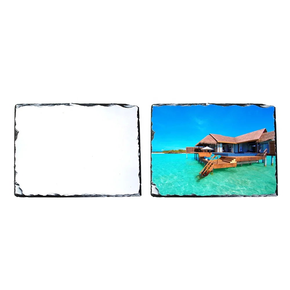 Subbank Sublimation Slate Wholesale Blank Photo Frame Coated Sublimation Rock Slate