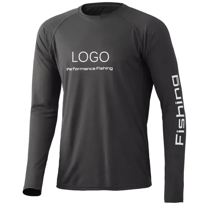 Custom Sublimation Printed Long Sleeve upf 50 Hooded With Face Cover Fishing Shirt Jersey fishing wear shirt