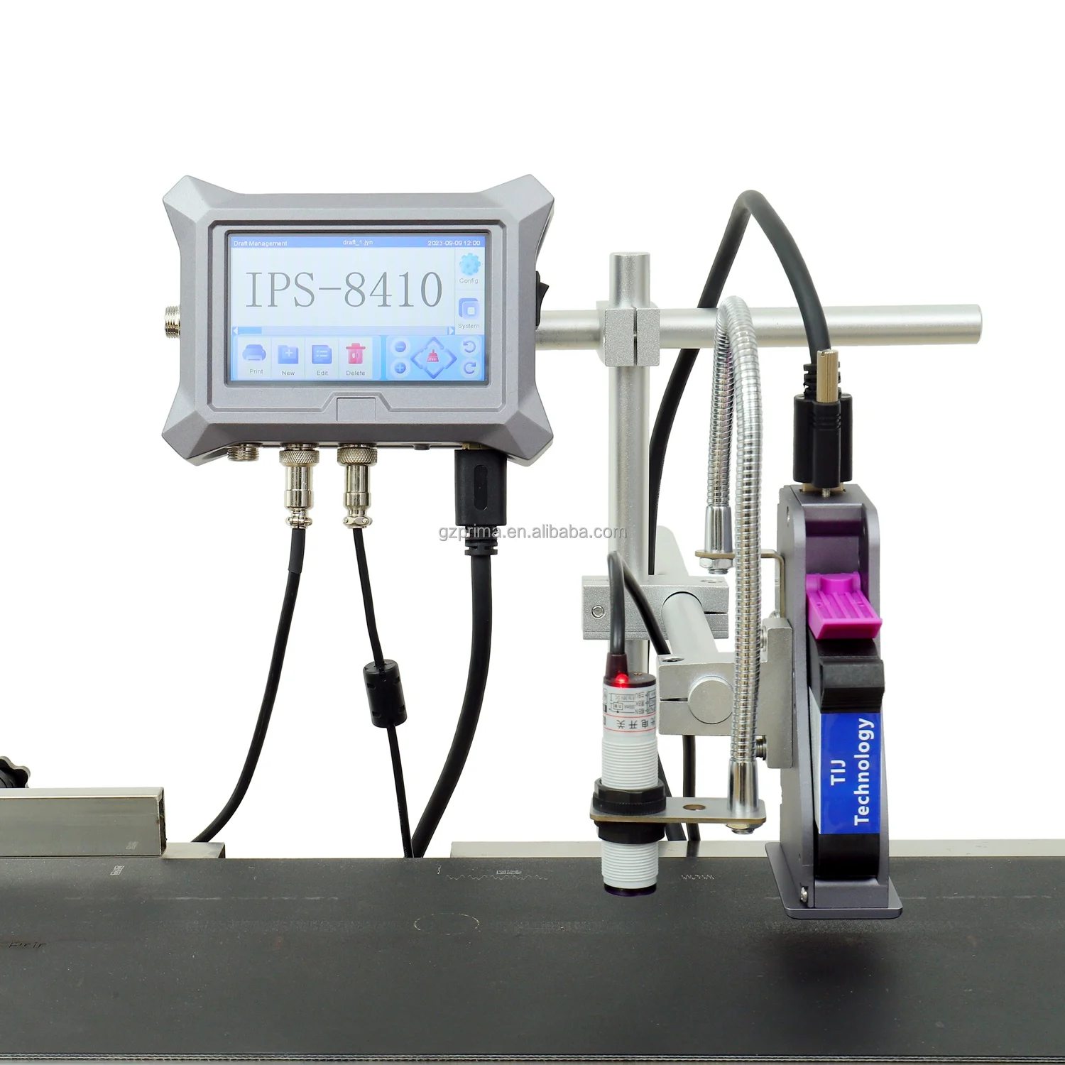 2024 New Tij printer thermal barcode label printer  online digital  logo printer  inkjet printing machine for plastic bag