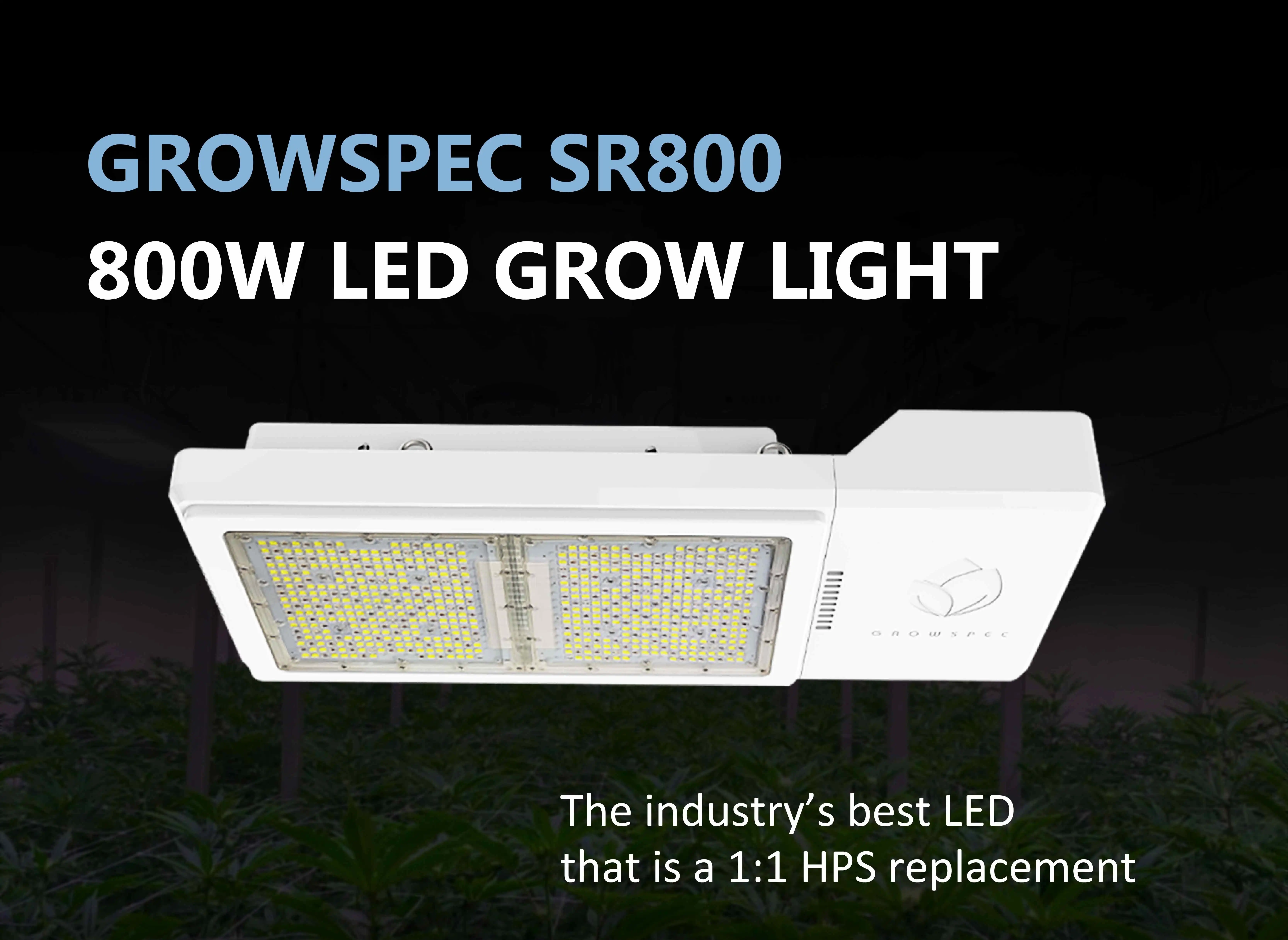 New 800W High performance LED Grow Light for vertical farming
