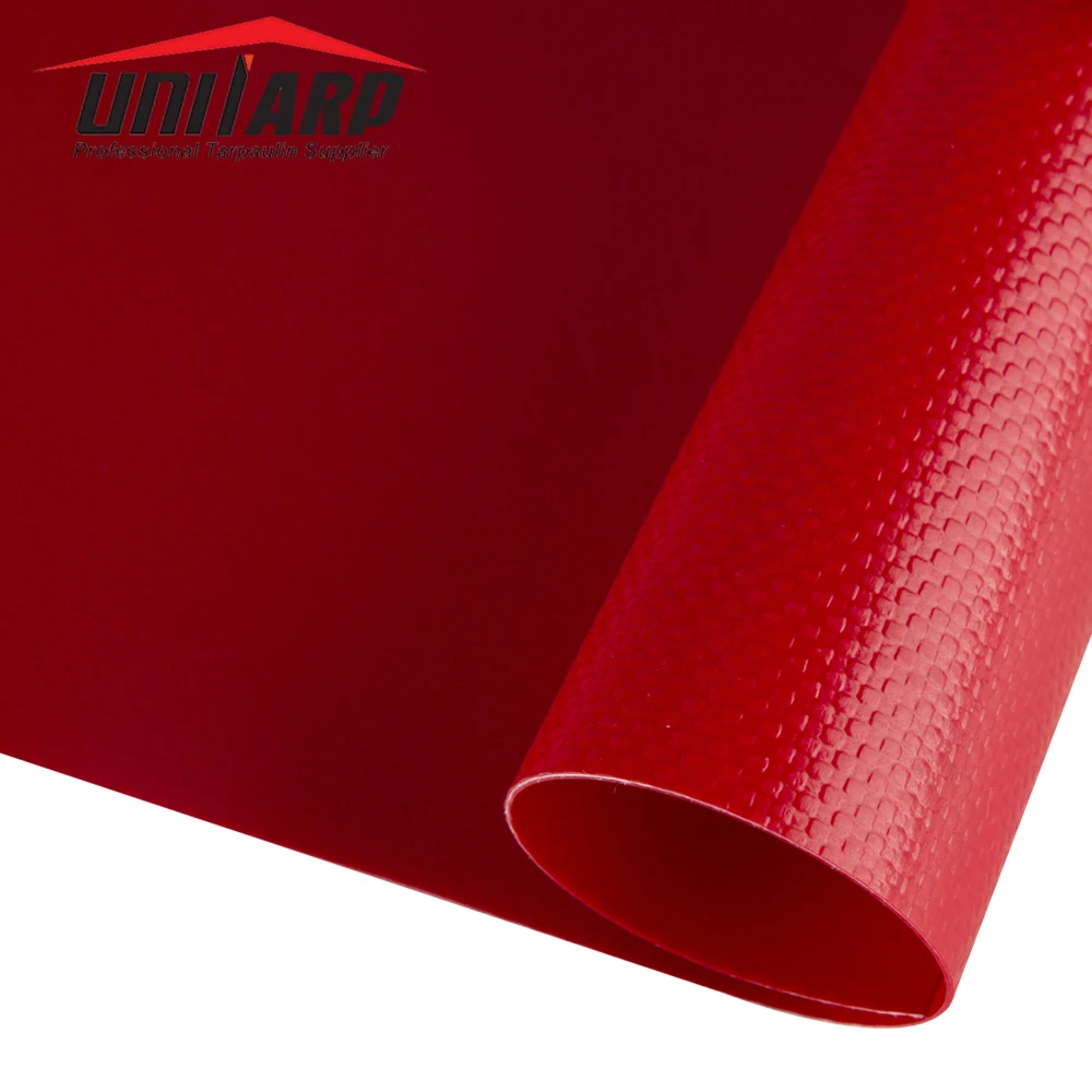 NFPA 701 Fire Resistant 18oz PVC Vinyl Plastic Coated Tarpaulin for Truck Trailer Rain Covers