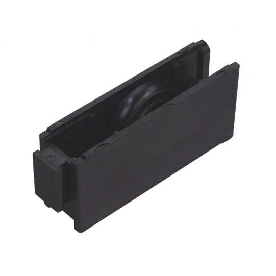 Black Interior Hardware Aluminium Profile Plastic Sliding Door and Window Roller Wheel (ML-DS007)