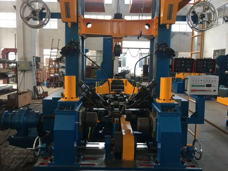 Used PEB H / I / T beam line automatic gantry assembly welding straightening machine welding production line