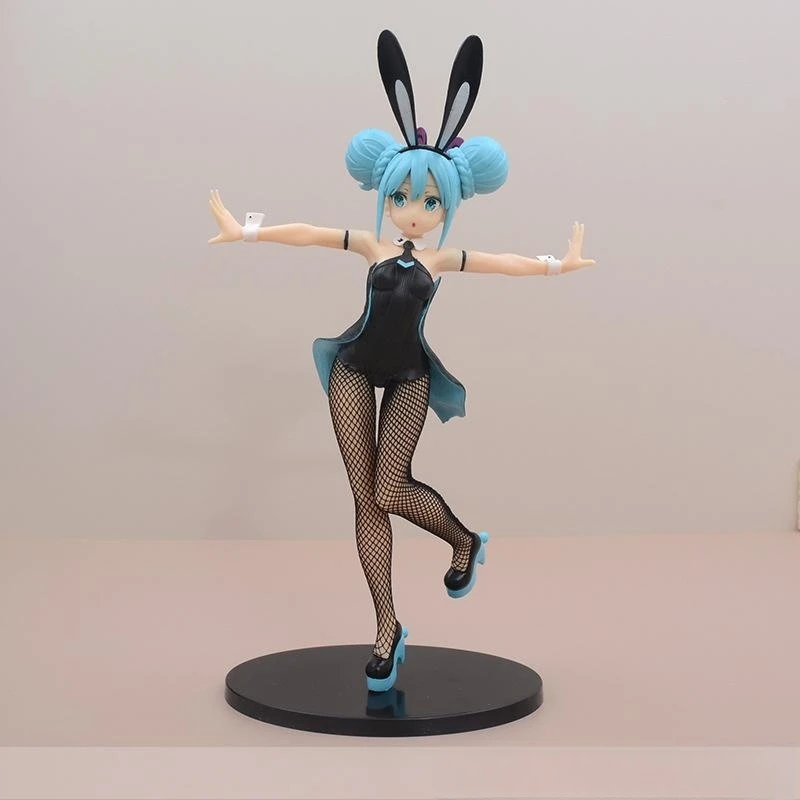Hatsunes Miku PVC Sexy Girl Anime Action figures kids toys Gift sets Bunny Girl sexy doll