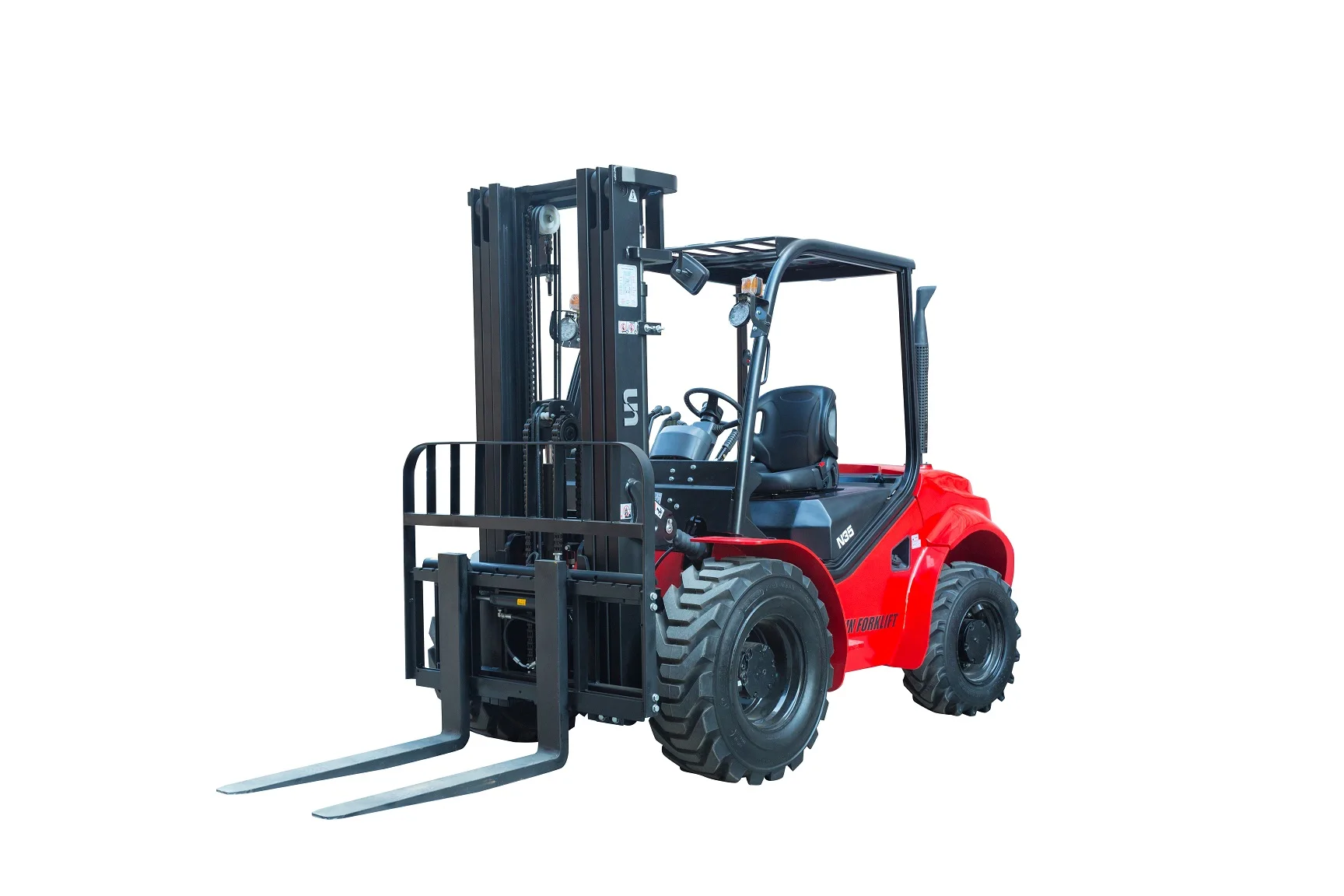 4WD Rough Terrain Forklift 2.5 Ton Diesel Forklift Truck