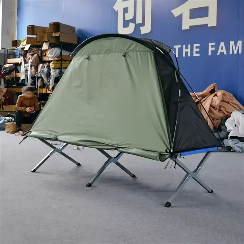 Tents Camping Outdoor Heavy Duty Cots 1 Person Folding Tent Four-Season Simple
