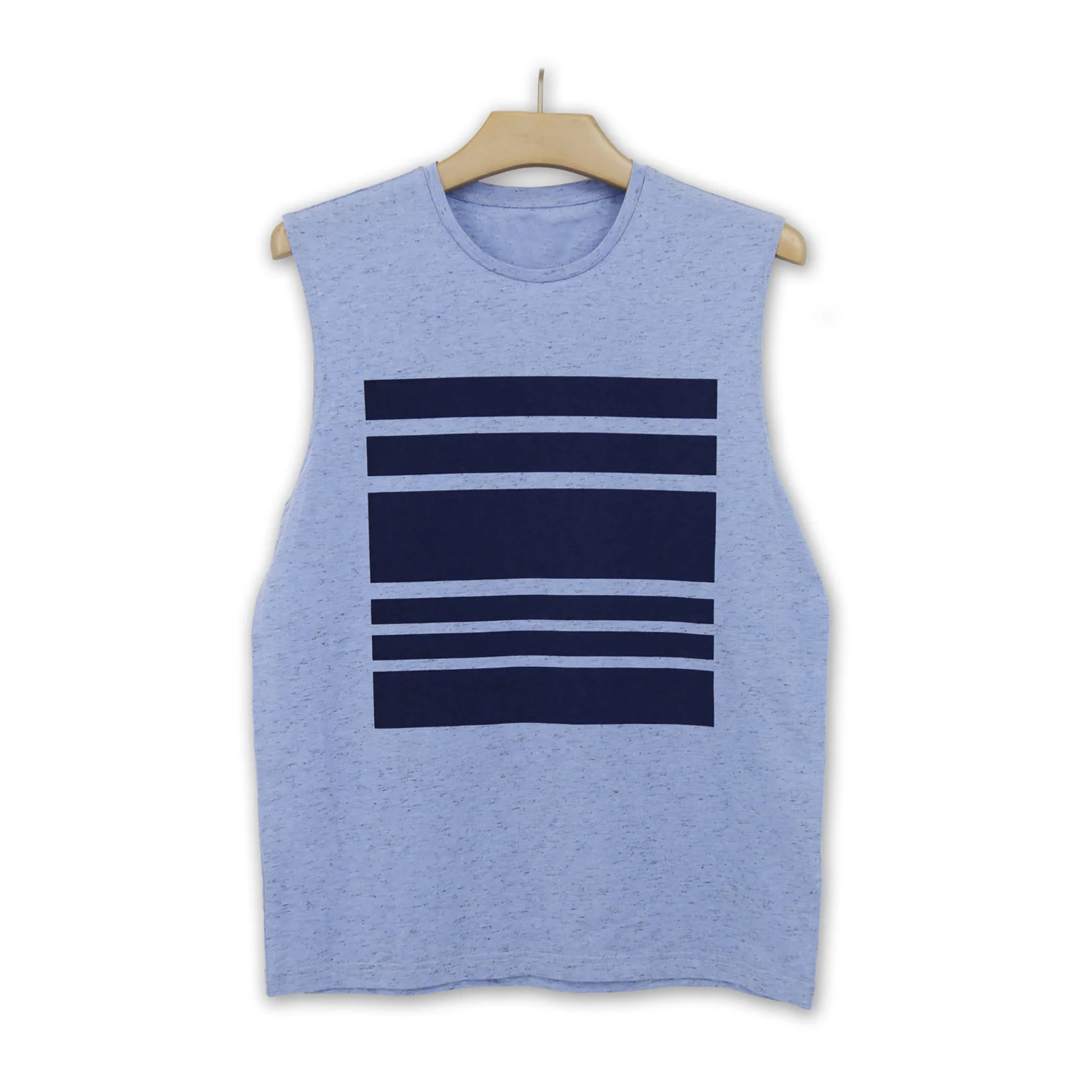 
Wholesale Custom Logo Printed Breathable Casual Men Sleeveless T shirt Tank Tops Vest 