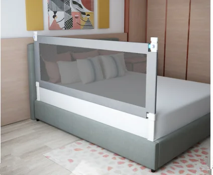 Детский барьер для кровати, ограждение, защитное ограждение, складной манеж для дома для детей на кровати, ограждение, ворота, регулируемые направляющие для детей