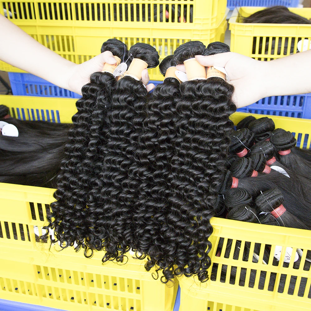 100%  Virgin Remy natural italian curl Water Wave cuticle aligned human hair bundles extension,Wholesale Unprocessed Indian Hair