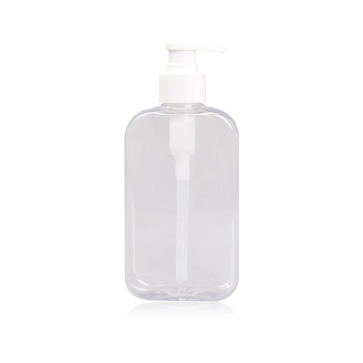 Different colors 500ml plastic bottle liquid soap luxury bottles with pump for cosmetics