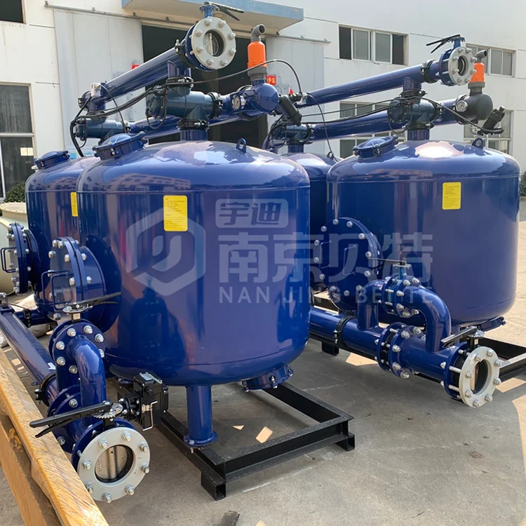 Water Purified Shallow Sand Media Automatic Water Filtration System