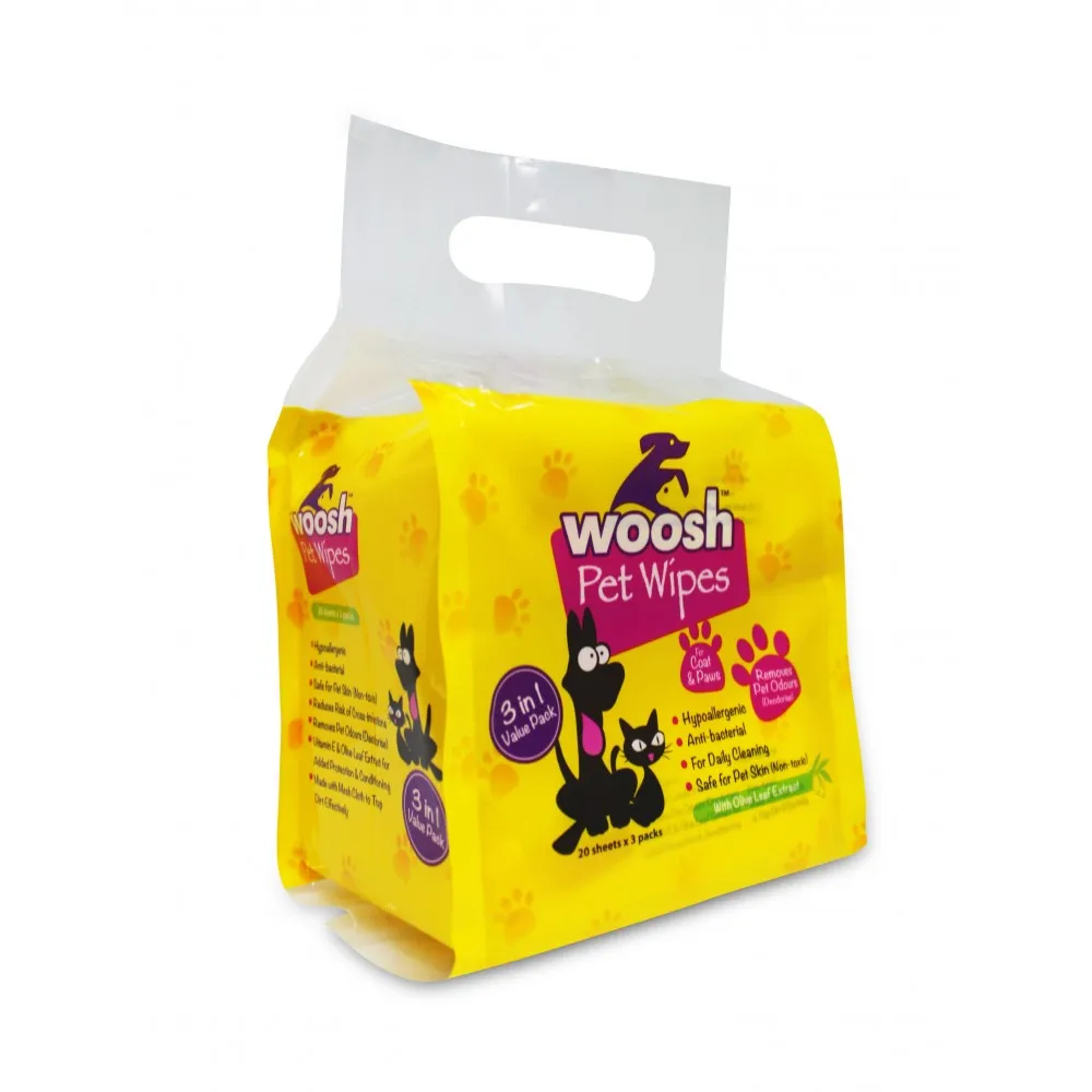 Manufacturer Custom Dog Wipes Pet Value Packed Non-alcoholic Antibacterial Pet Wet Wipe