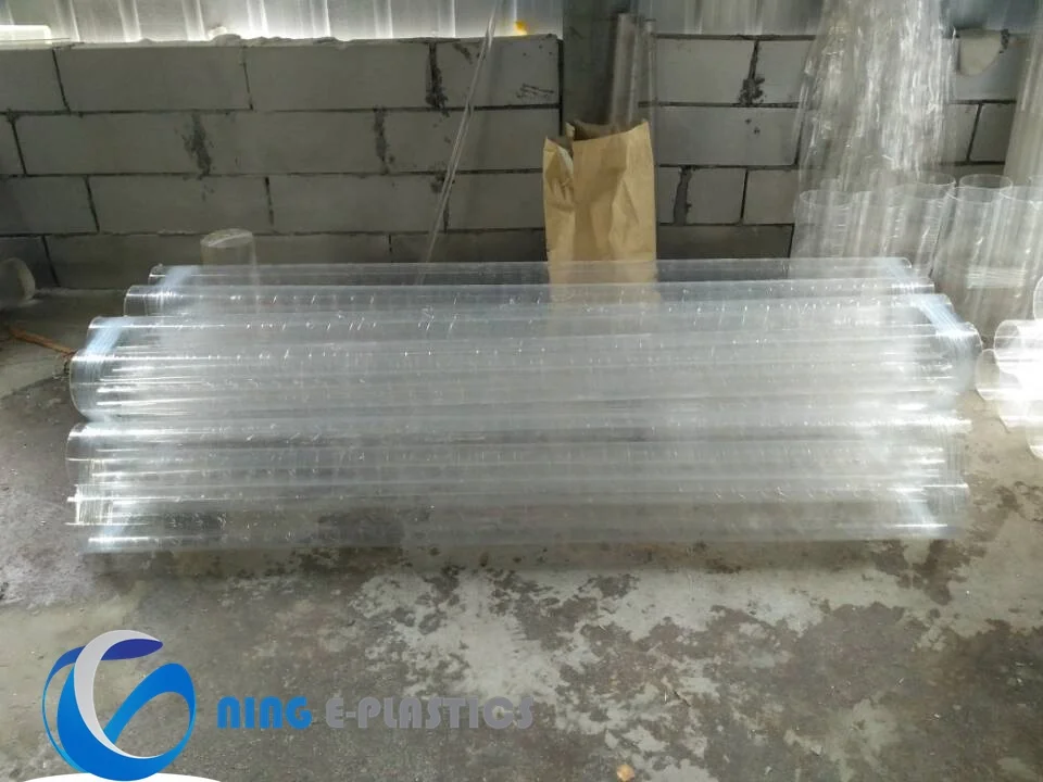 Ning E-Plastics various diameter transparent acrylic tube from 5mm OD to 1500mm factory sell directly acrylic pipe