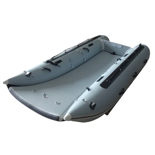 2024 4m high speed inflatable boat catamaran with air mat floor for sale