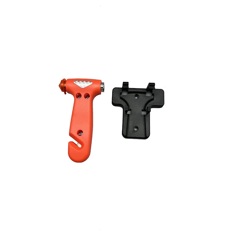 Mini Car Safety Hammer Life Saving Escape Emergency Hammer Seat Belt Cutter Window Glass Breaker Car Rescue Red Hammer