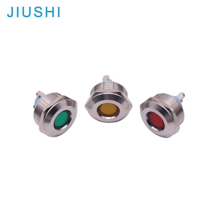Mounting hole 8/12/16/19/22/25/30mm led indicator lamp 220v 24v singal light