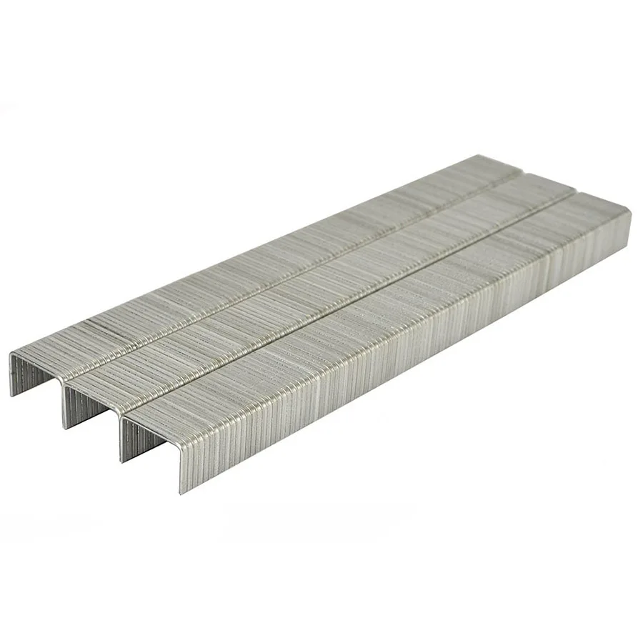 21 Gauge 1/2 Inch 12.8mm Crown 80 Series galvanized finishing Fine Wire Staples with 8016 pneumatic stapler