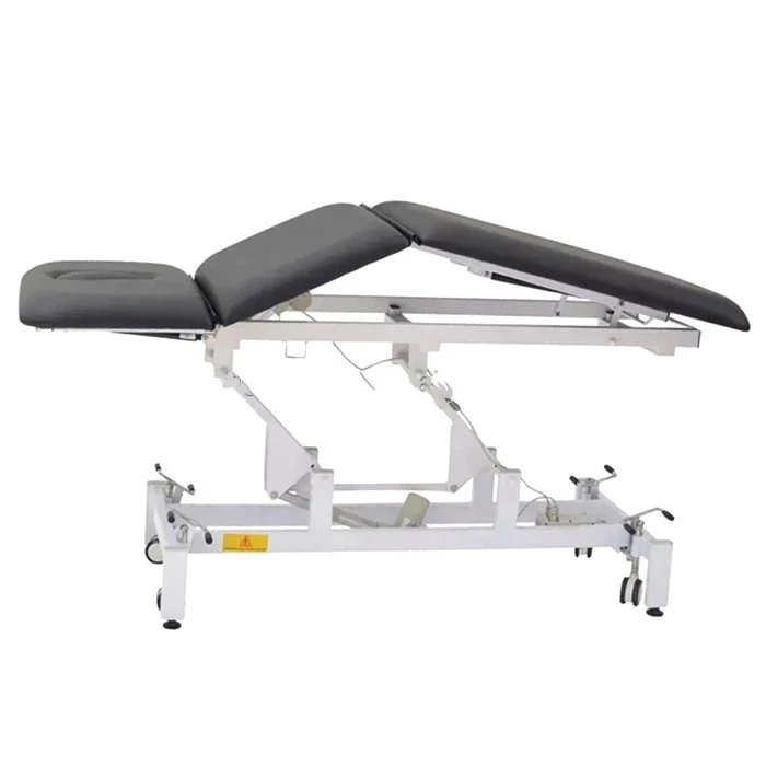 Manufacturer Medical  Electric Examination Bed Foldable Metal Steel Frame Hospital Examination Couch