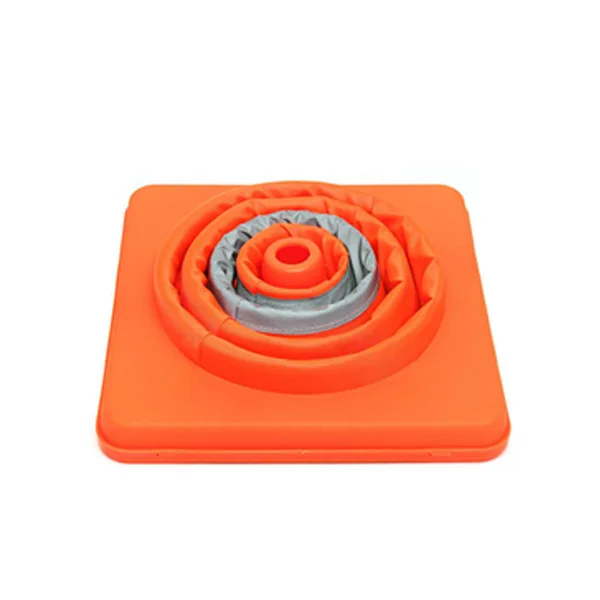 Driving Construction Cones Reflective Strips Orange 4 Pack 28 Inch Collapsible Traffic Cones