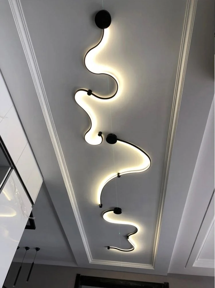 2021 Художественная Современная стильная светодиодная настенная лампа декоративная комнатная Минималистичная гостиная