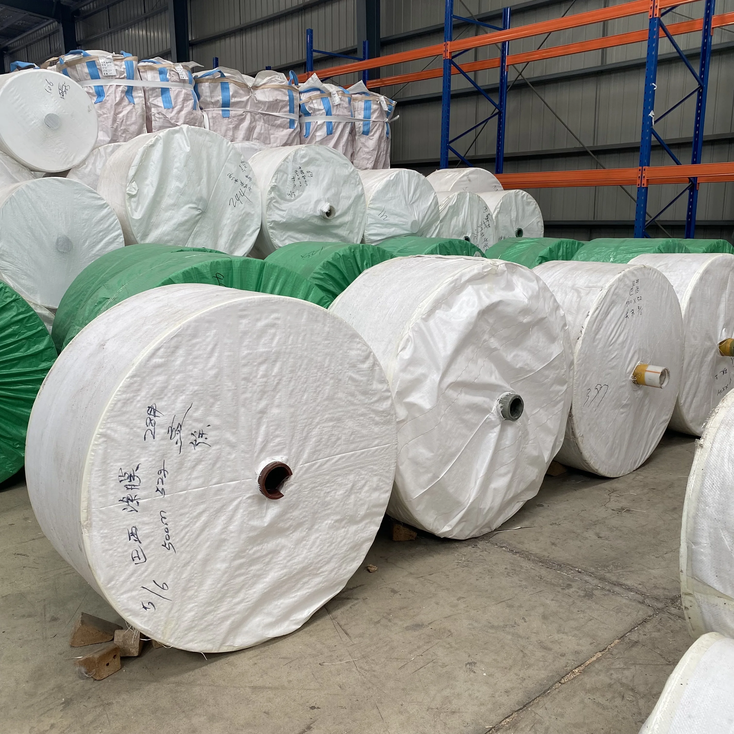 china pp sack polypropylene fabric pp woven roll for shop bag manufacturer