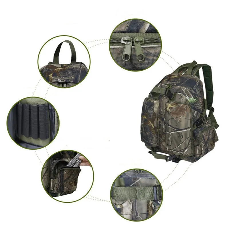 Yuhong Custom Tactical Backpack Rucksack Waterproof Hunting Accessories Backpack Tactical Outdoor Tree Camo Backpack