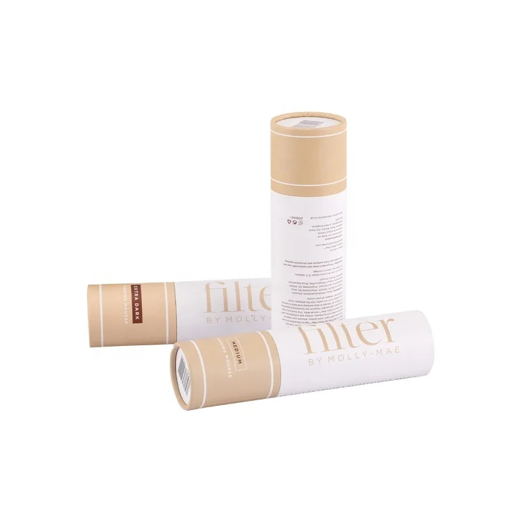 Eco friendly Food Grade Quality Round Packaging Paper Cardboard Tube for protein powder / coffee