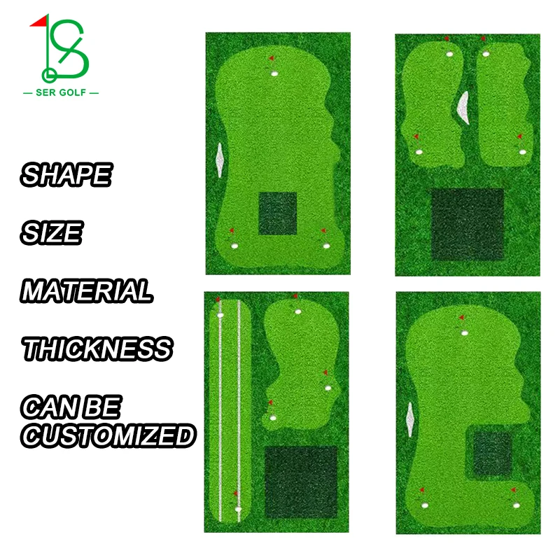 Factory Custom Golf Green Mini Golf Course Indoor Practice Golf Putting Greens