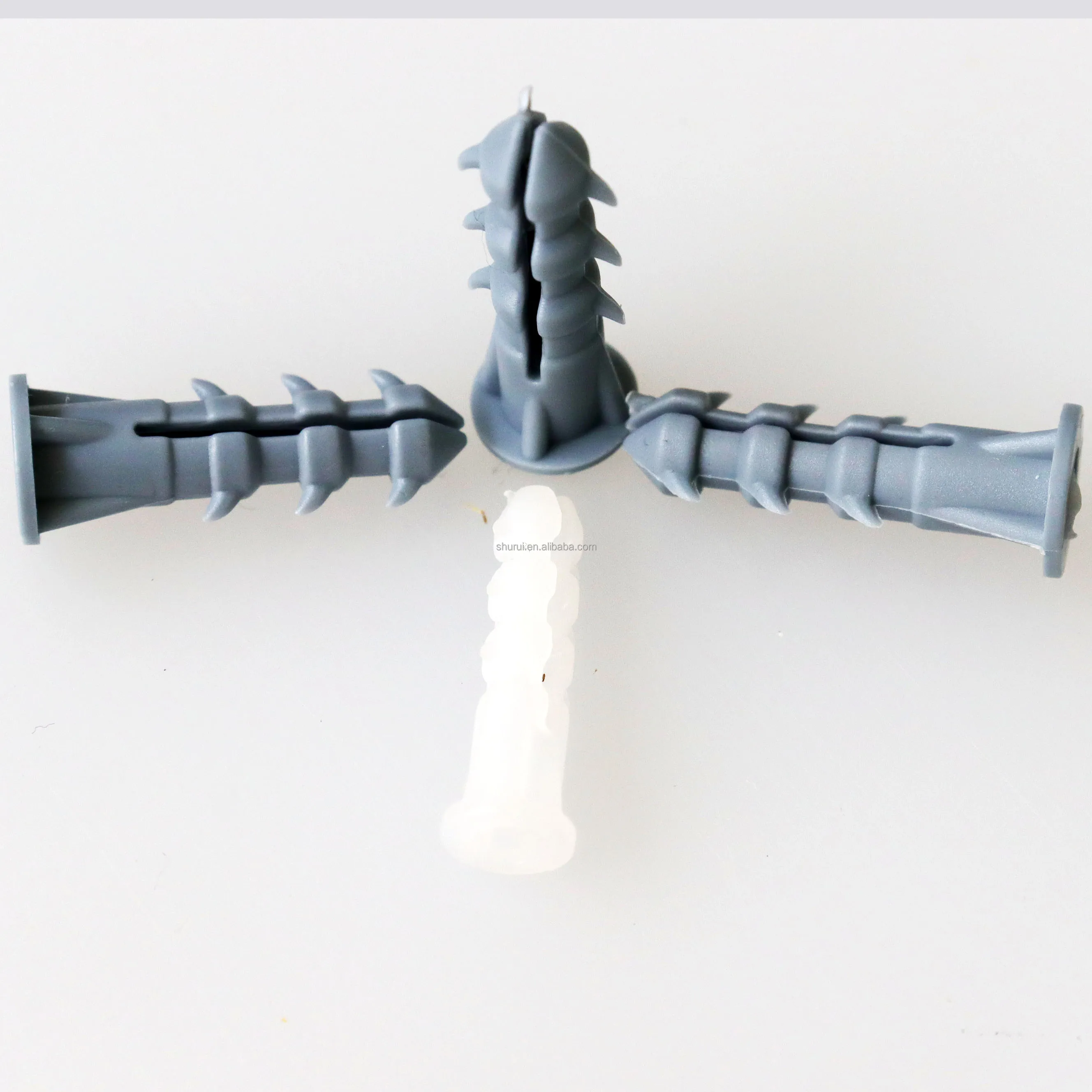 High Quality Customized Universal Nylon Floor Anchor PE Plastic Expansion Plug for Wall Mounting