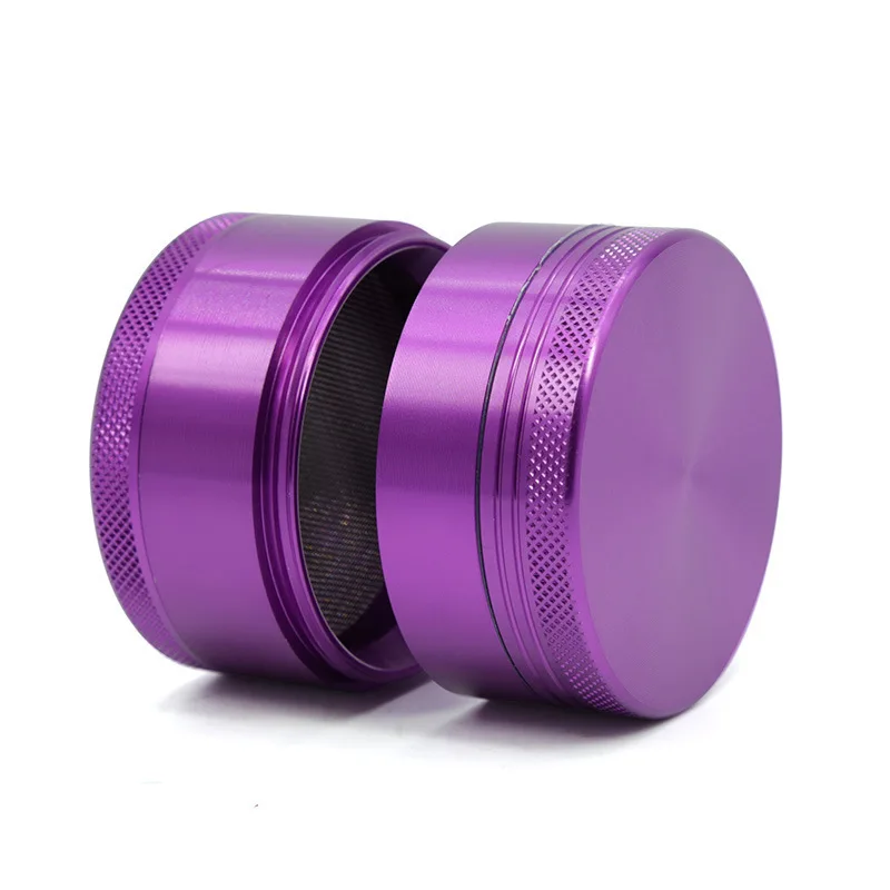 Wholesale Metal Aluminum Alloy Tobacco Custom Grinder 40MM 4 Layers Premium Custom Dry Herb Grinder For Smoking Accessories