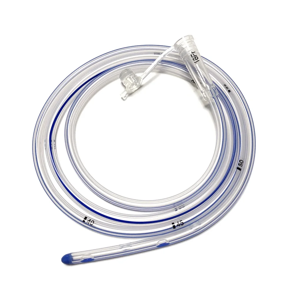 Disposable Medical Enteral Gastric Feeding Tubes Gastrostomy Peg Tube Silicone Feeding Tube In Stomach