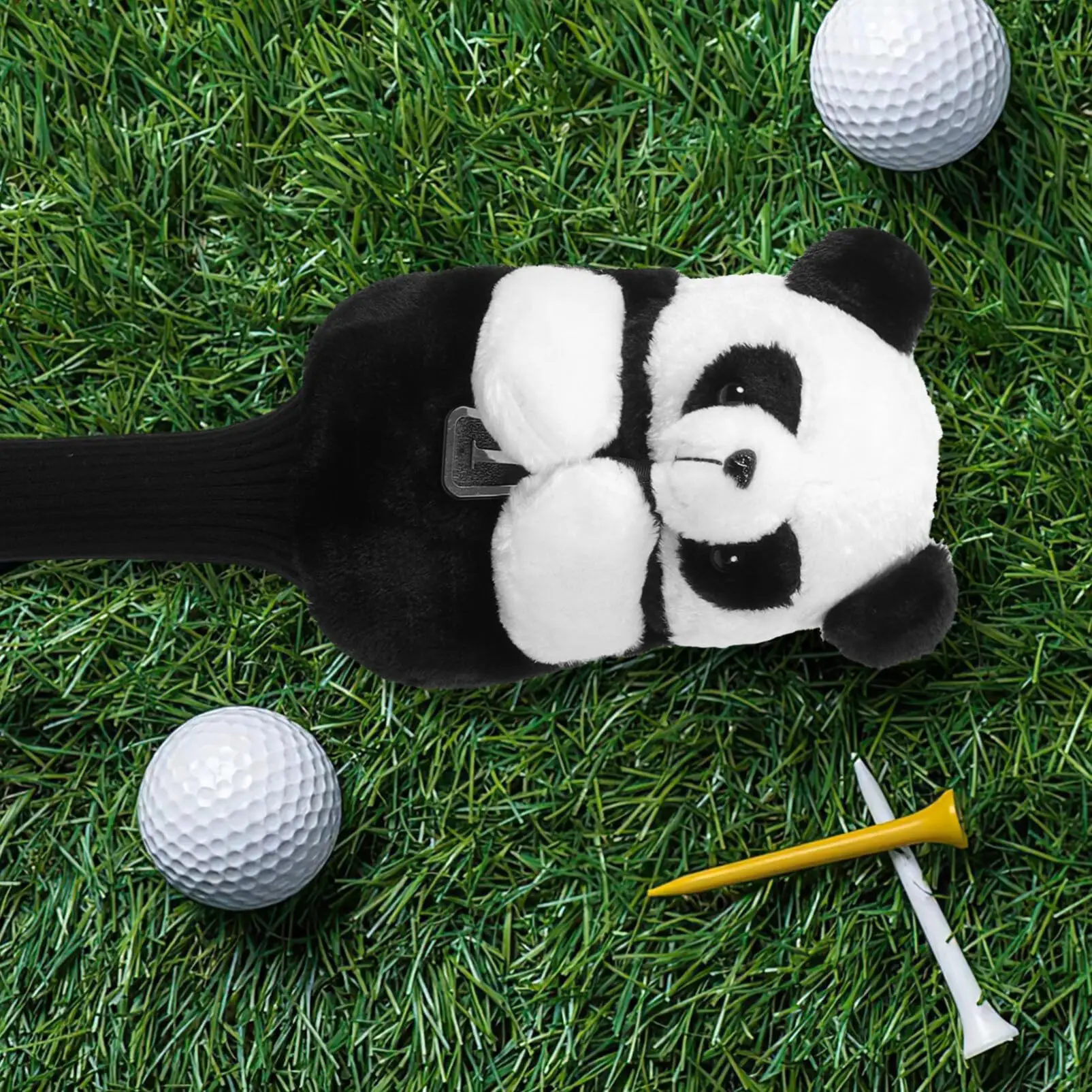 OEM Golf Driver Cover Panda Golf Headcover Animal Design Head Cover for Driver and Fairway Wood Funny Golf Club Covers