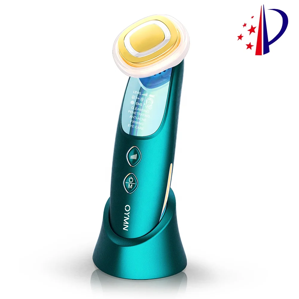 
Japan Personal Facial Skin Care Beauty Products Lifting Massager Home Use EMS Vibration Temperature Control Beauty Device 