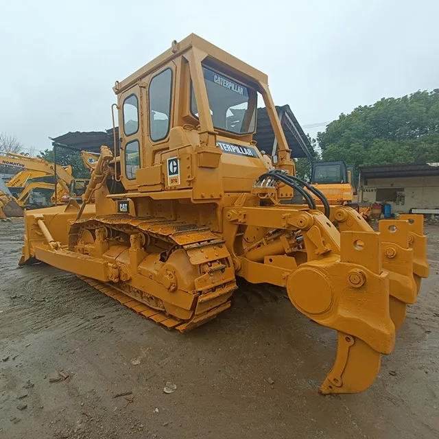 Second hand CAT D7G Track-Type Tractors / Bulldozers With Winch for sale IN SHANGHAI