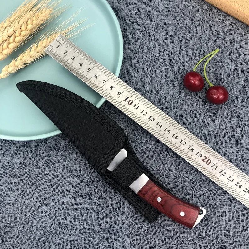Мягкий рекламный подарок ножи для мяса фруктов деревянная ручка кухонный нож охоты выживания тактический военный