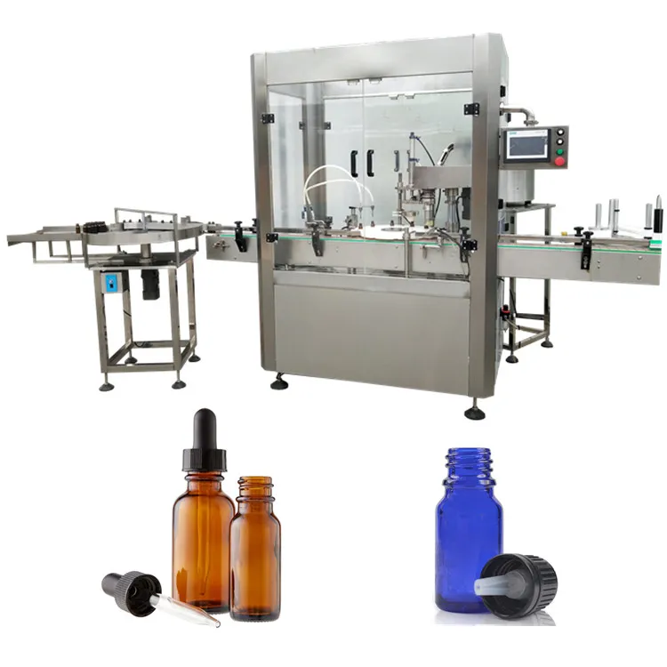 WB-Y2 Automatic 10-100ml Essential oil drop glass dropper nail polish car perfume Filling Machine