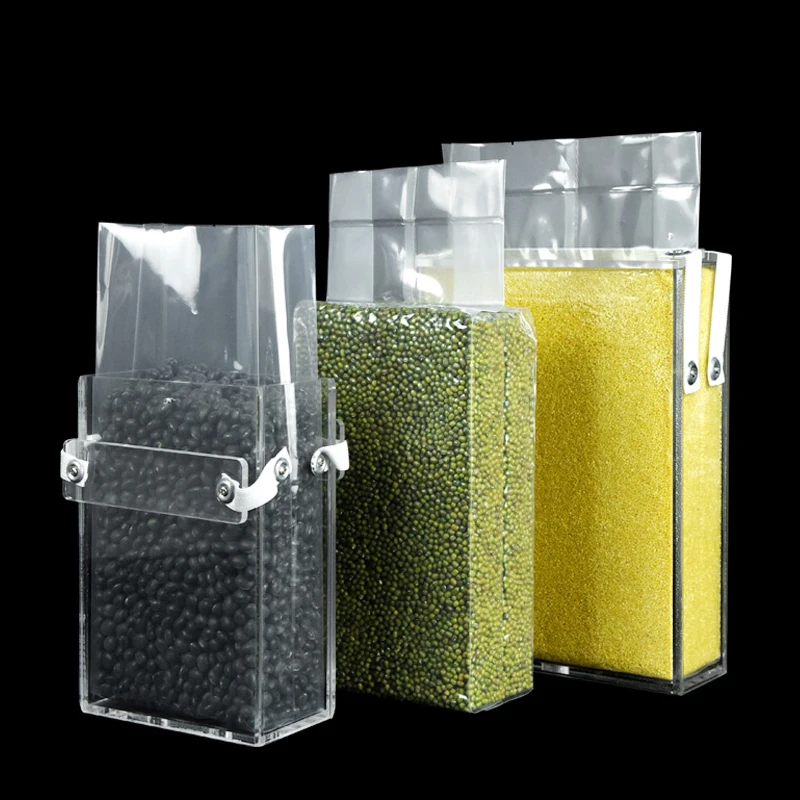 Rice brick bag food vacuum rice bag transparent PA/PE plastic vacuum bags food vacuum packing pouch