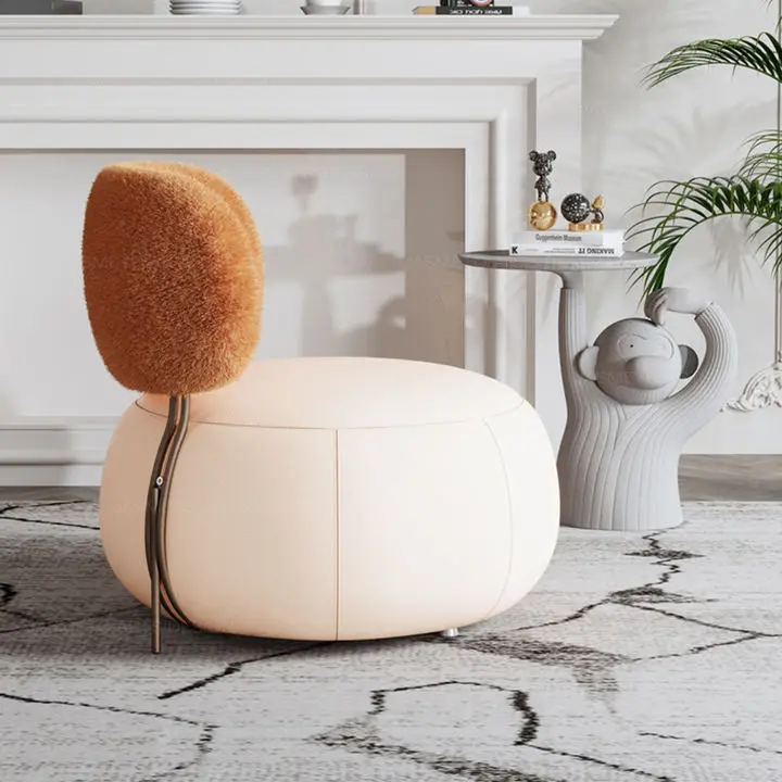 Semi-enclosed Design Circular Shape Round Lounge Chair Office Living Room Furniture Luxury Modern Lazy Single Sofa Chairs