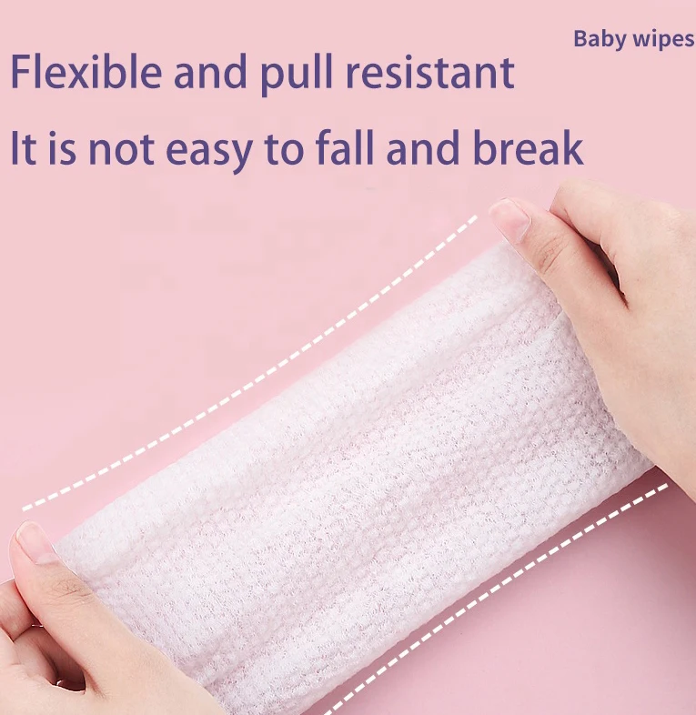 Natural Plant Extract Organic Bamboo Sanitation Baby Disposable Household Wet Wipes