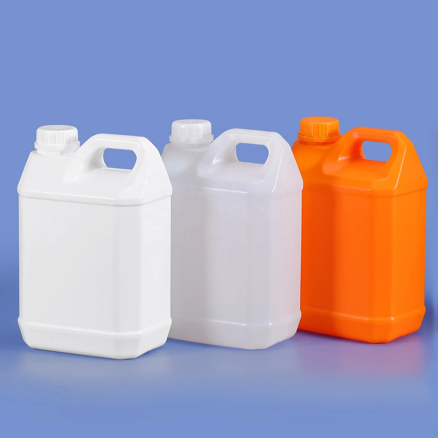 HDPE 1 liter airless pump bottle container 2 liter bottle for disinfectants refrigerants plastic refillable pump packaging