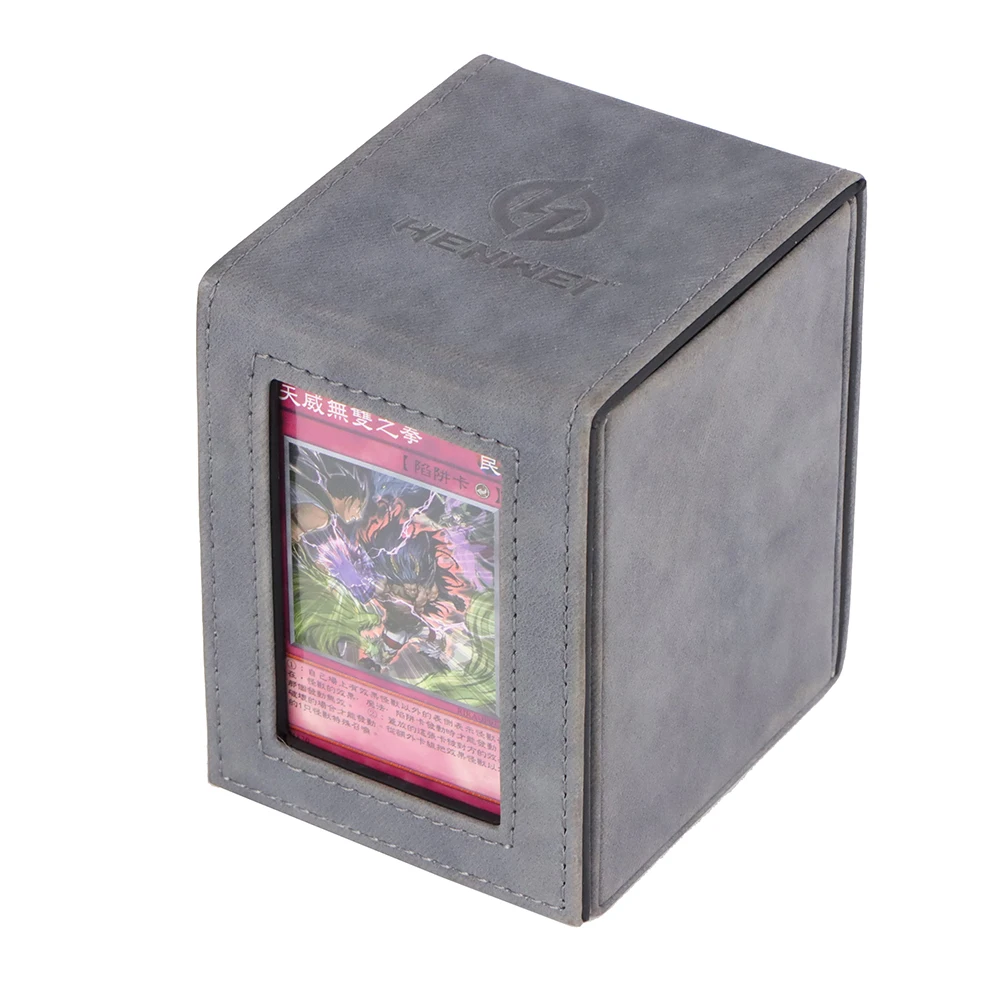 Высокое качество TCG аксессуары пользовательские торговые карты MTG PU кожаная коробка