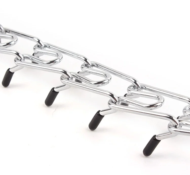 
Heavy Duty Personalise Dog Prong Chain Collar Anti Rust Pet Choke Collar for Dogs 