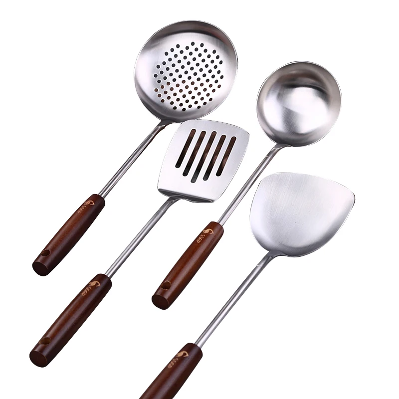
SSGP 2020 Eco Friendly Kitchen Accessories Hotel Kitchen Stainless Steel Gadget Cooking Tools Set For Home 