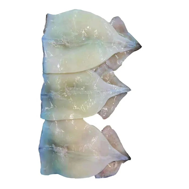 Individual Frozen squid fillet 100/150/200 g Chinese factory manufactured
