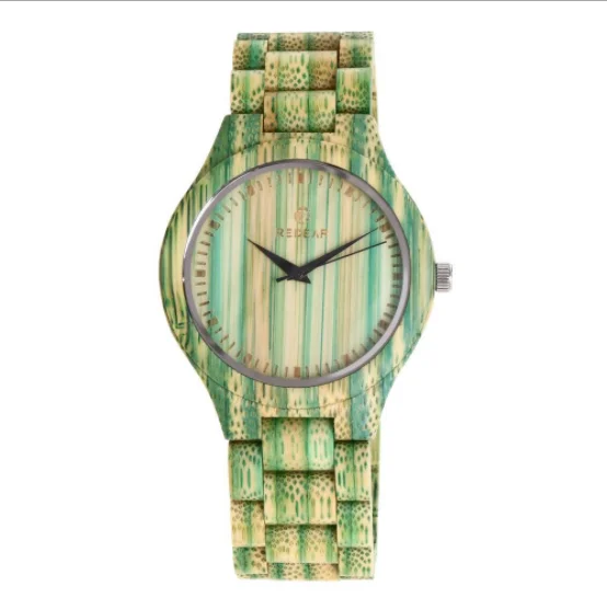 Amazon Japan  hot  New Fashion Brand Your Own Logo Colorful Bamboo Wood Watch Custom for ladies