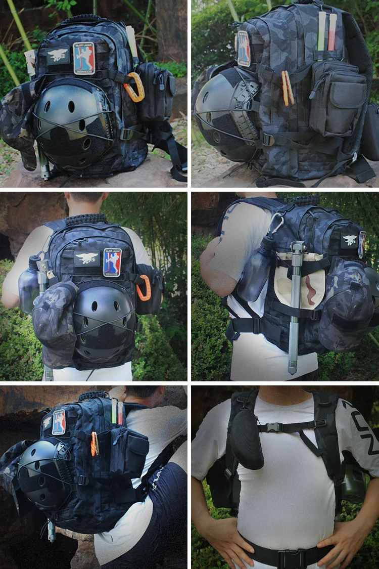 900D имитация нейлона 30L Molle армейский рюкзак водонепроницаемые военные тактические рюкзаки