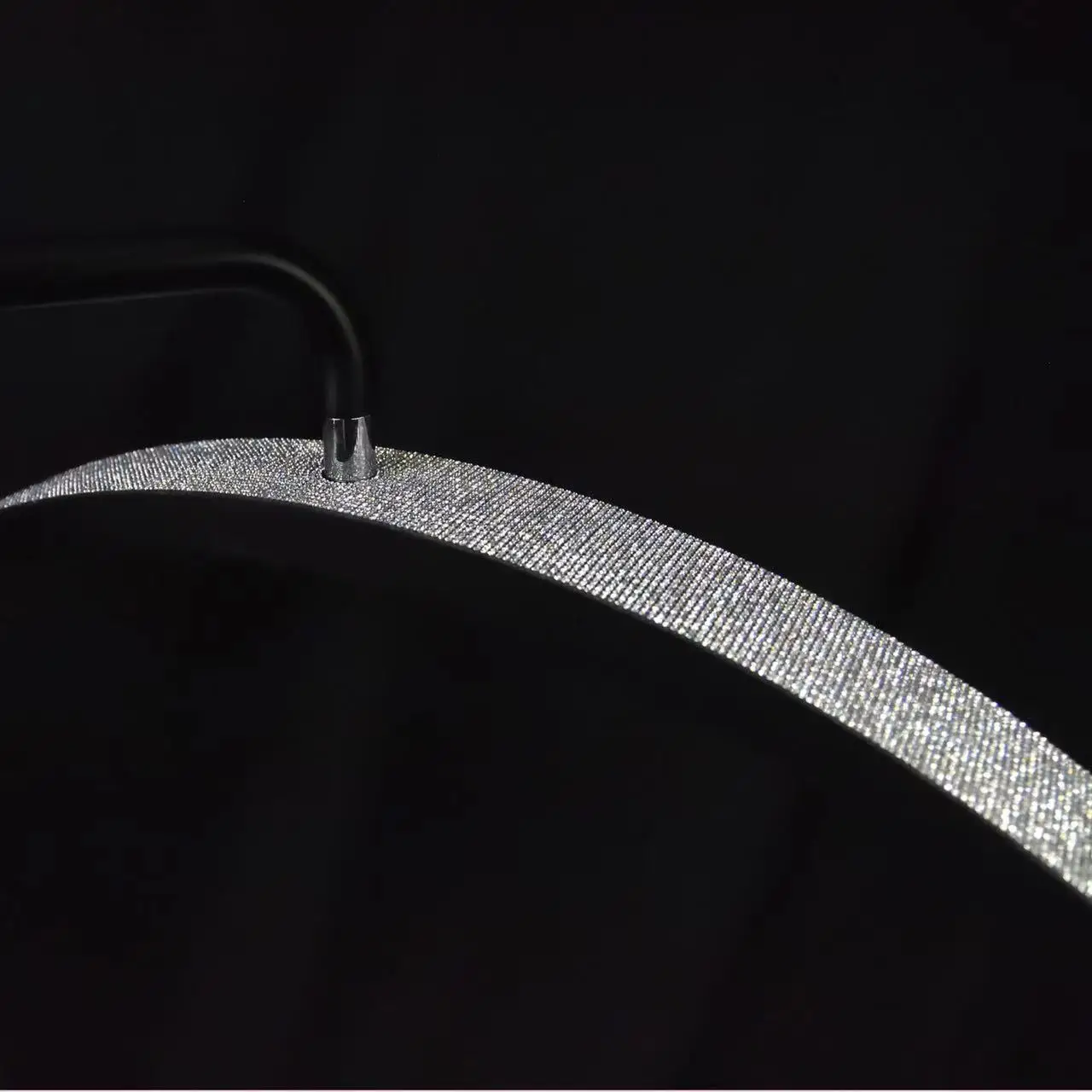 28 inch Custom Logo with Diamond Arc Floor Lamp Lash Light Half Moon Light Lamp For Lashes Eyebrow Tattoo Photography Ring Light